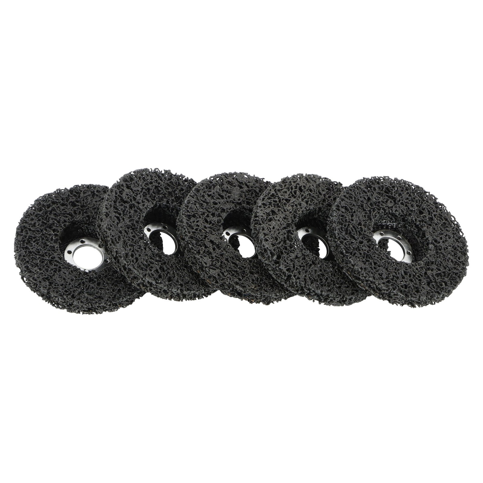 10 PCS 4-1/2″ x 7/8″ Black Diamond Grinding Discs Strip Discs for Angle Grinder