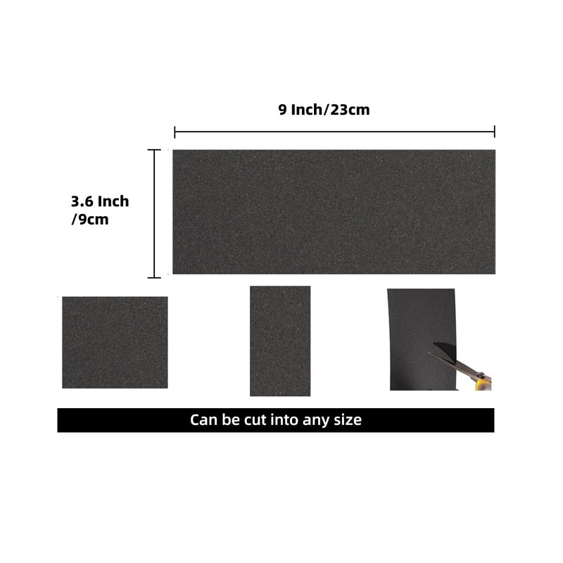 Wet Dry Sandpaper 14pcs 400 600 800 1000 1200 1500 2000 Grit Polishing Sheets US
