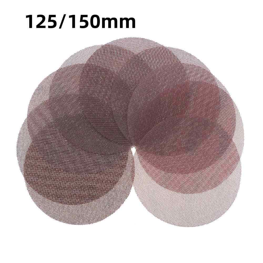 125/150mm 60-1000 Grit Mesh Abrasive Sanding Discs Hook and Loop Sanding Pads