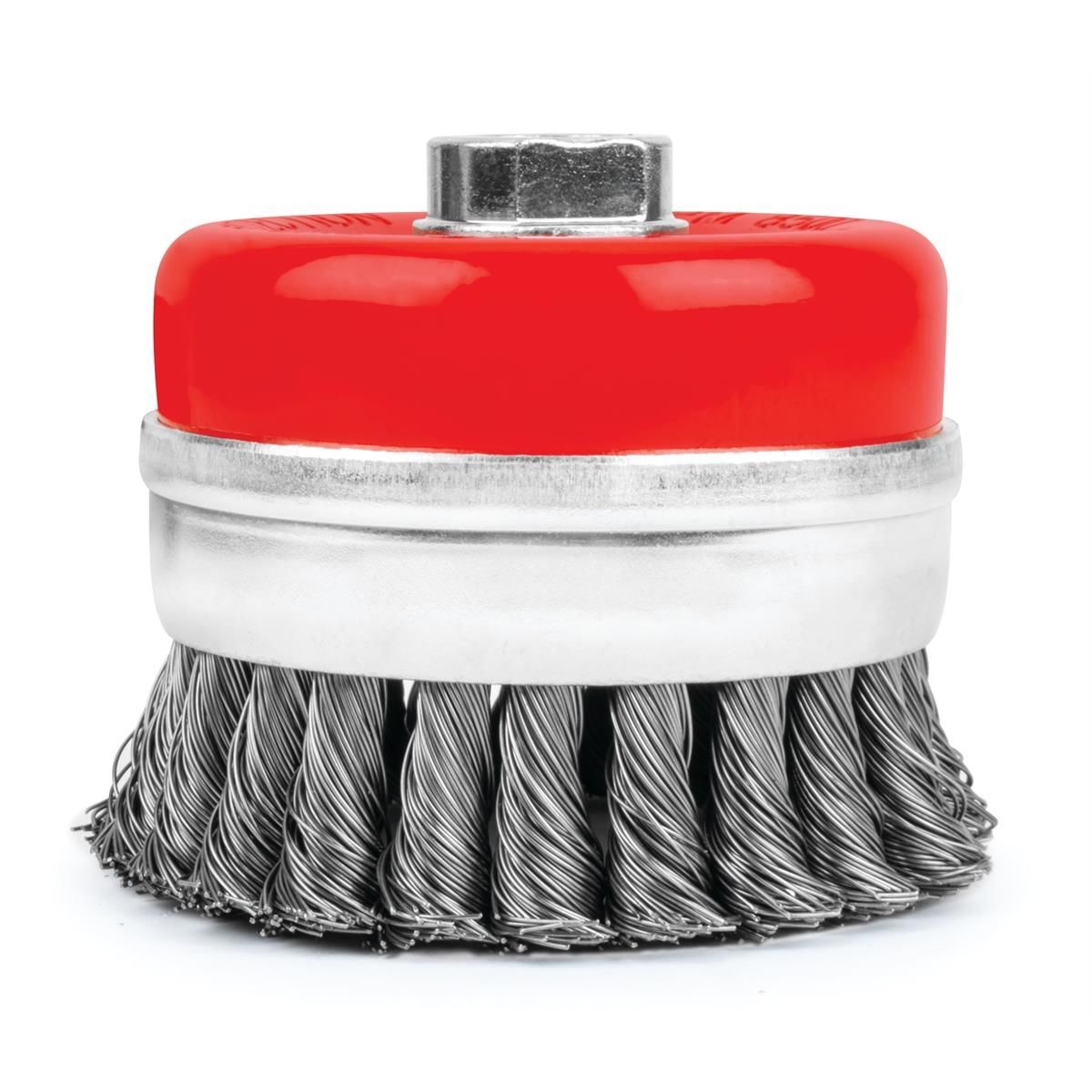 Titan Tools 3-1/2 In. Knotted Wire Cup Brush 22238