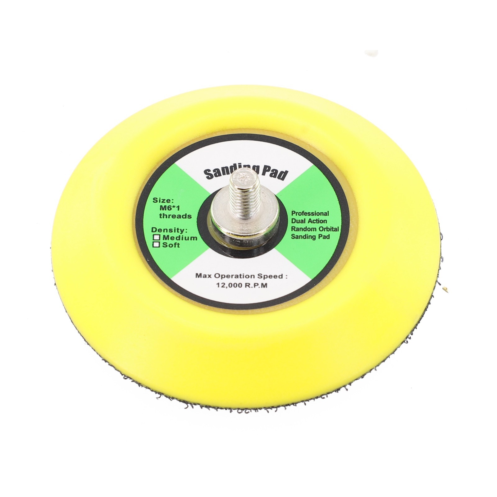 Polishing Sanding Disc Backing Pads Hook And-Loop For DA Pneumatic Sand 1-6 Inch