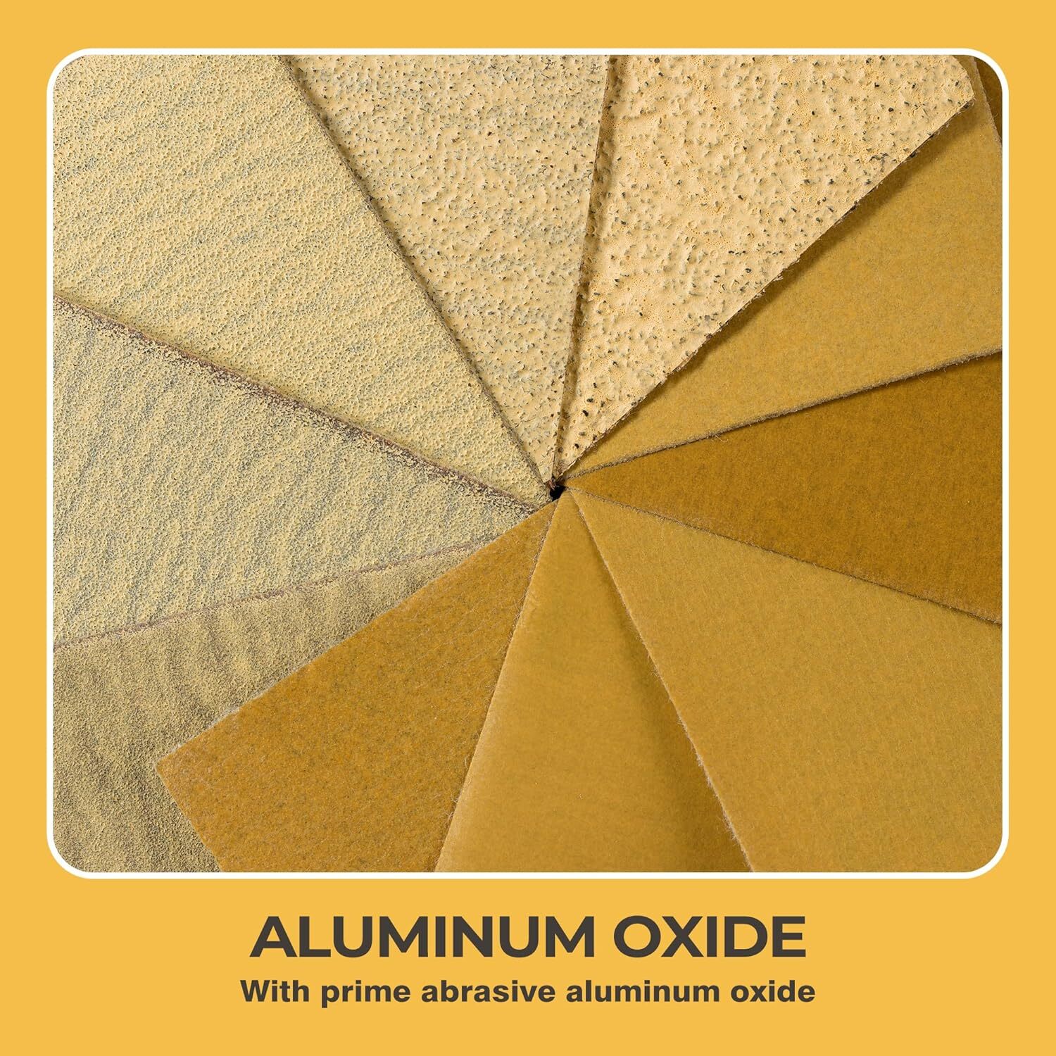 120 Grit Gold – 1/4 Sheet Hook & Loop Sandpaper Sheets 5.5″ x 4.5″ – 100 PCS