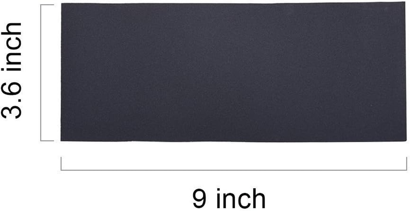 LANHU Abrasive Dry Wet Waterproof Sandpaper Sheets Assorted Grit of 400/600/ 800