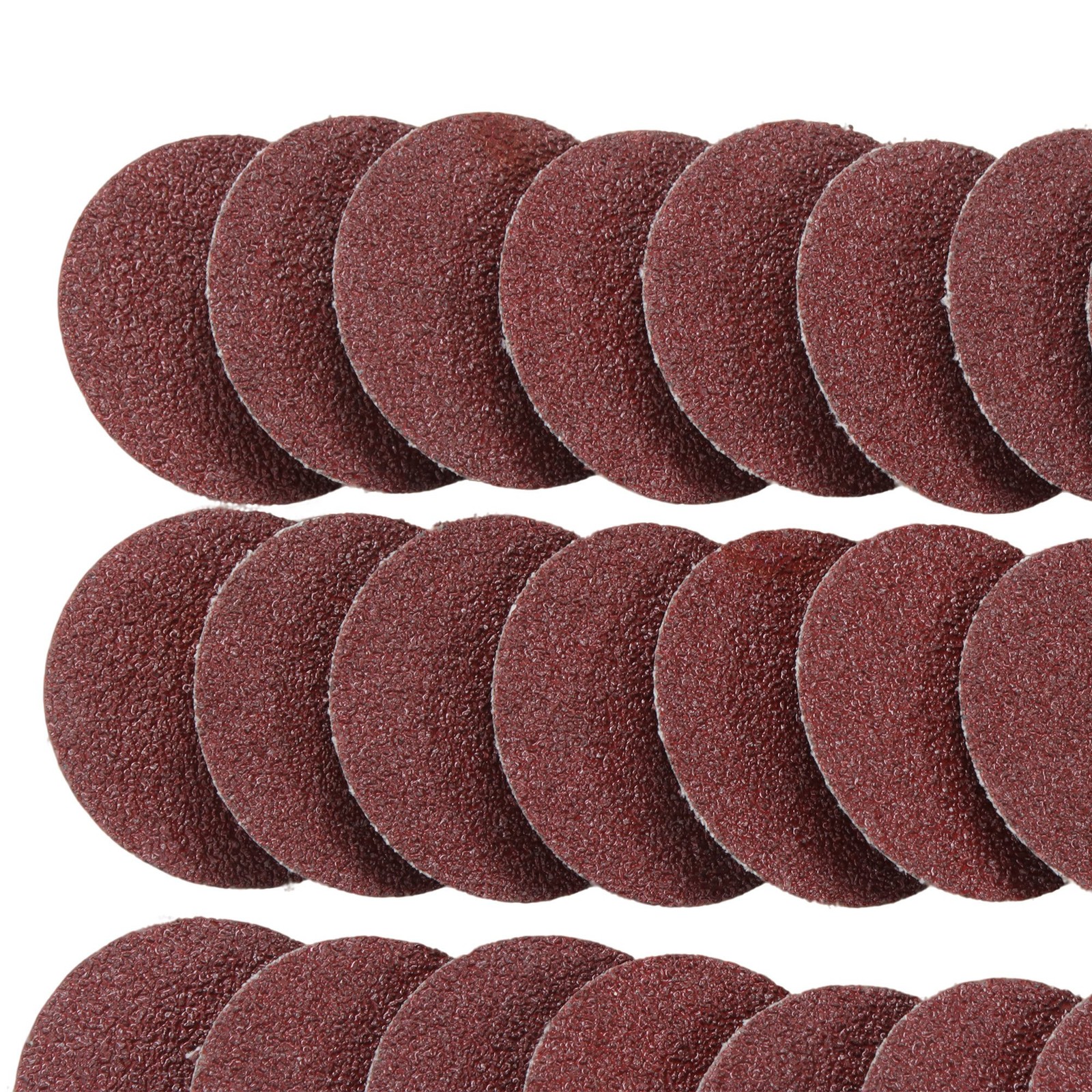 150 Pieces 2 Inch 60 Grit Medium Red Torque Sanding Discs for Die Grinder