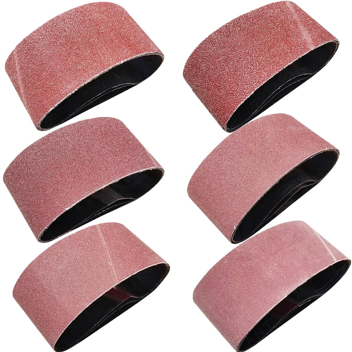 18 Pack 2.5″ x 16″ Sanding Belts Kit 60 80 120 150 240 400 Grit Aluminum