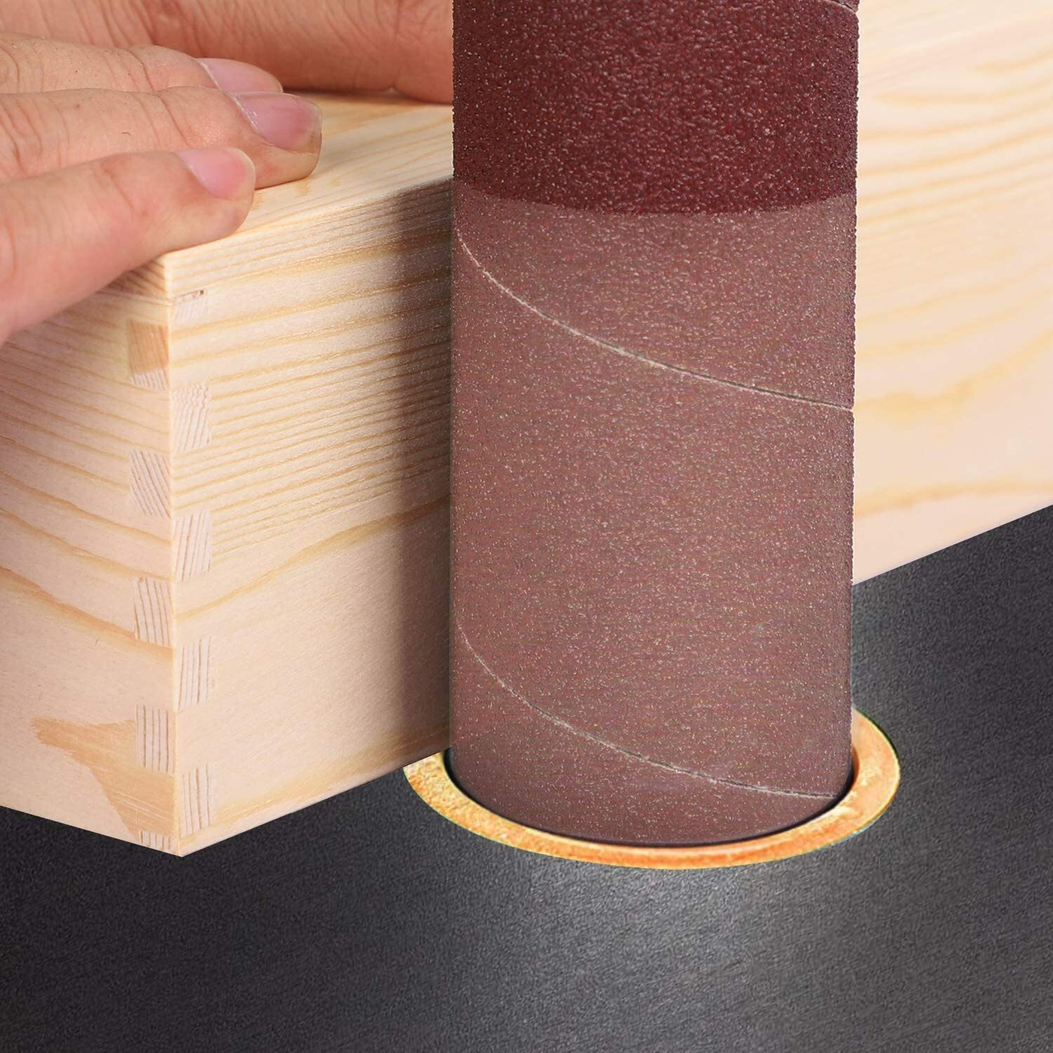 4.5″ Replacement Oscillating Spindle Sanding Sleeves 80 120 240 Grit Sandpaper