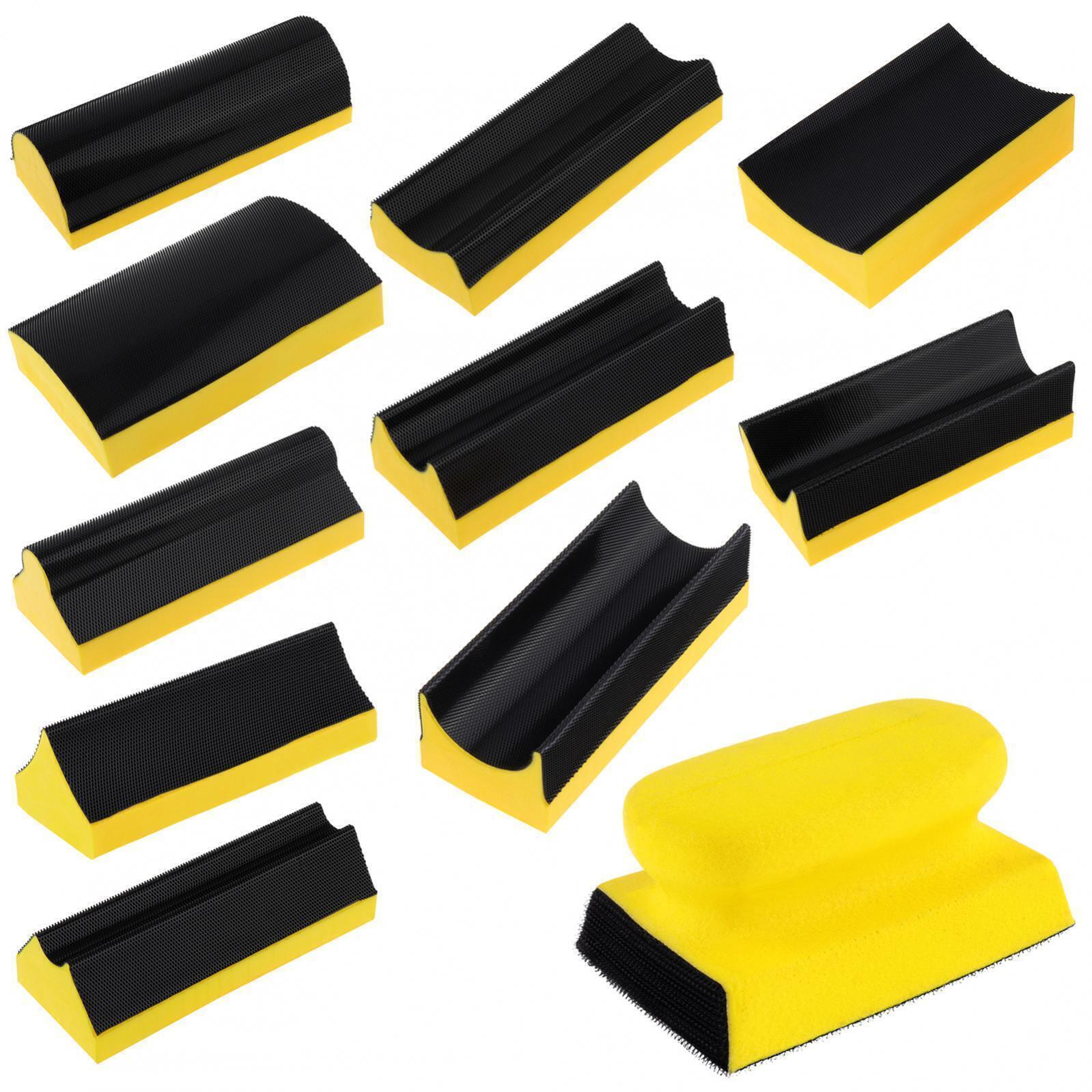 11pcs/set Sanding Block Set for Sander Wood Woodworking Furniture / Auto Paint