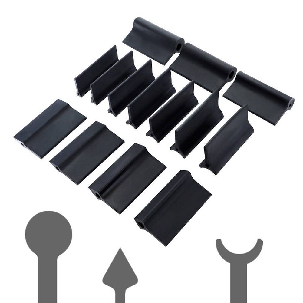 14PCS Tadpole Diamond Trumpet Rubber Sanding Blocks for Precision Lathe Sanding
