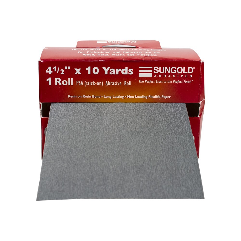 Sungold 4-1/2-in W X 10 Yards Roll 120 Grit PSA Silicon Carbide Sandpaper