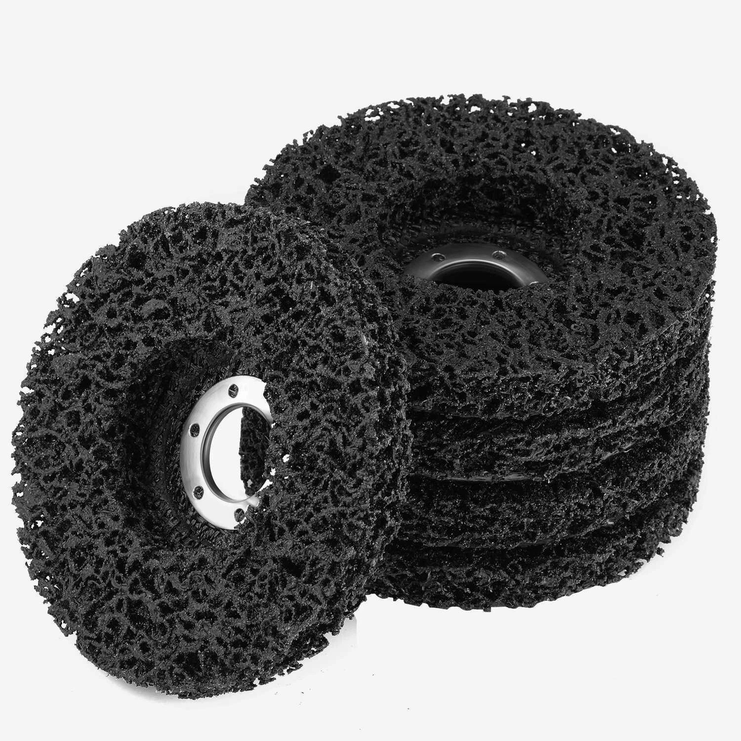 5 Pack 4-1/2 x 7/8 Extra Coarse Strip Discs Rust Paint Removal Clean & Prep