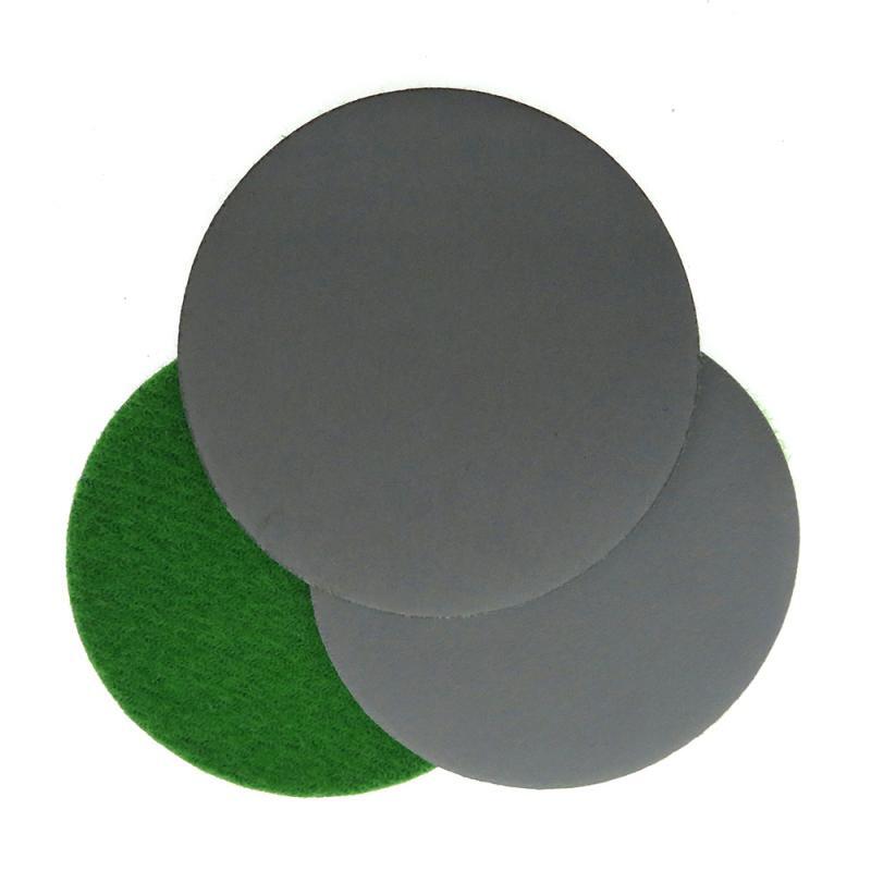 50mm -2″ Inch Flocking Wet Water Sanding Discs Hook and Loop Sandpaper Pads