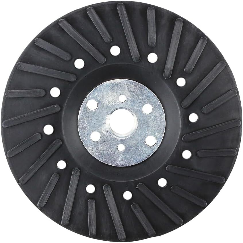 2 Pack – 5″ x 5/8″-11 Resin Fiber Disc Backing Pad w/ Lock Nut for Grinder 125MM
