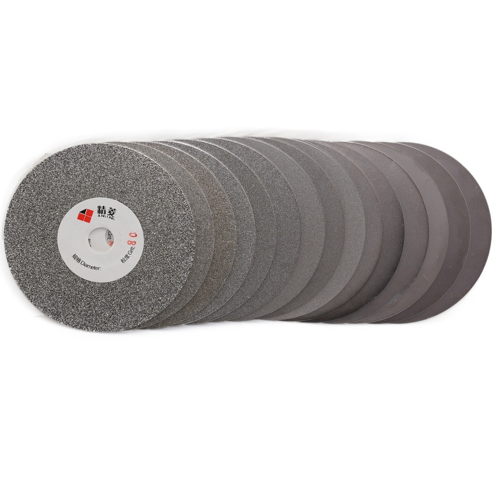 5″ inch 125mm Grit 80 Diamond Grinding Discs Coated Flat Lap Disk for Grinder
