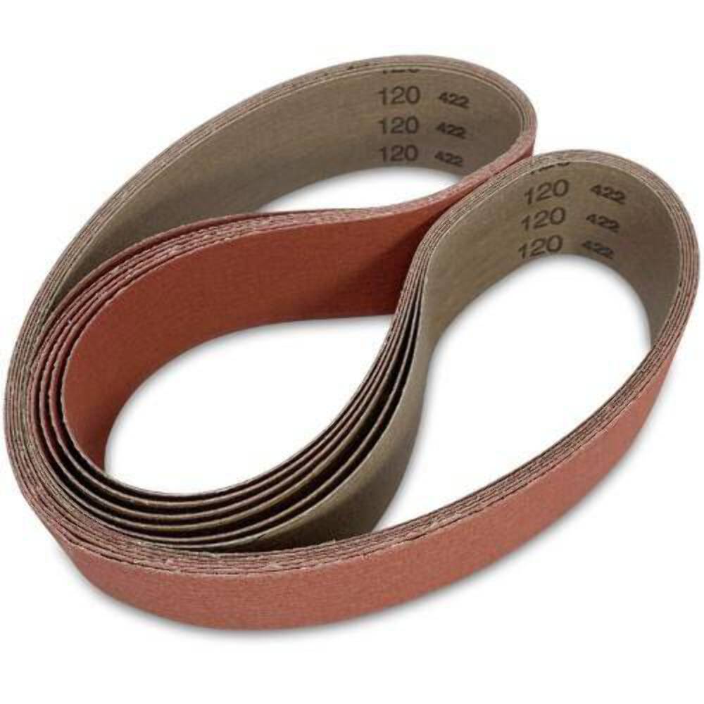 24-120 Grit Premium EdgeCore Metal Grinding Belt 2 x 42 Inch Ceramic Belt 6 Pack