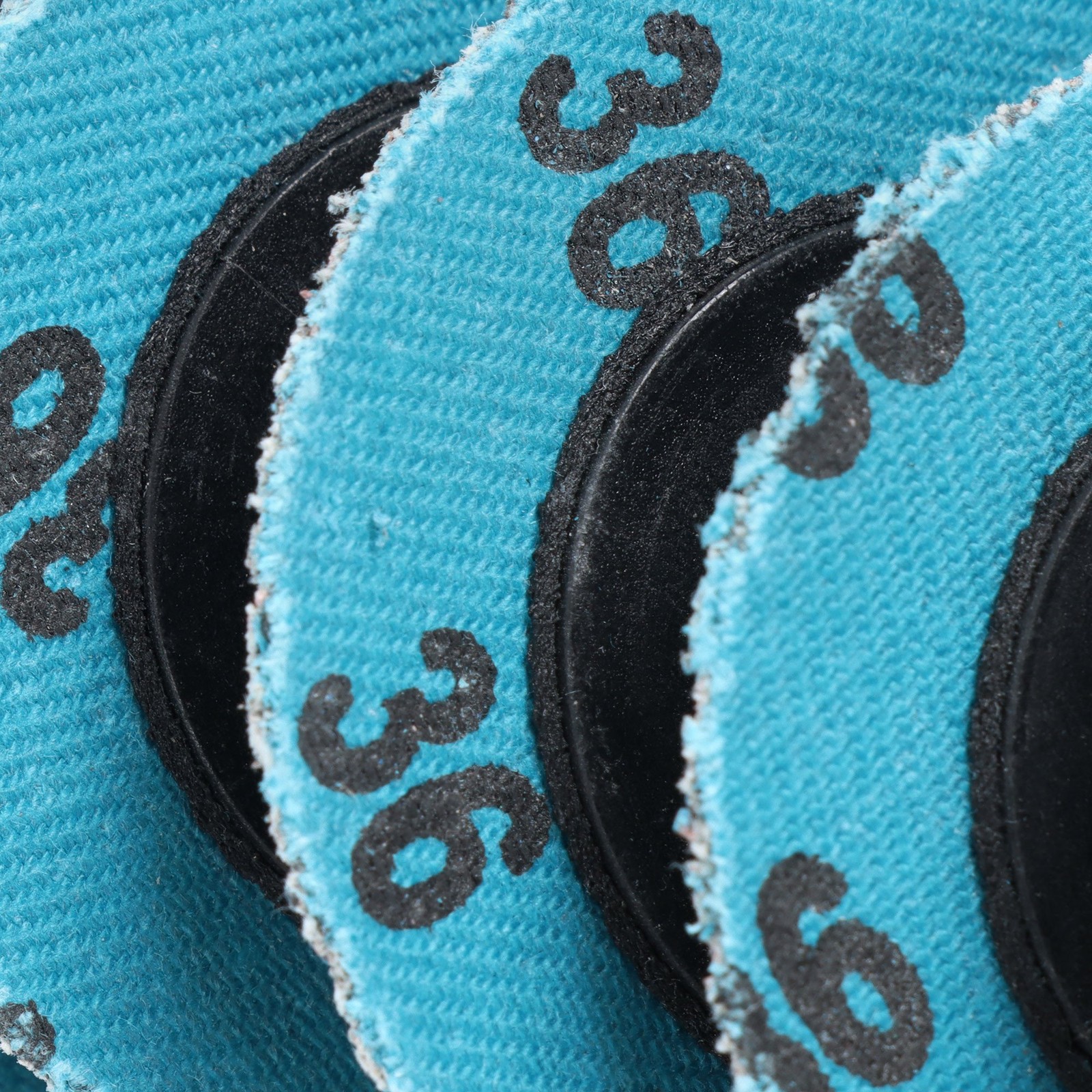 80Pcs 2 Inch 36/60/80 Grit Rotary Lock Type Sandpaper Quick Change Grinding Disc