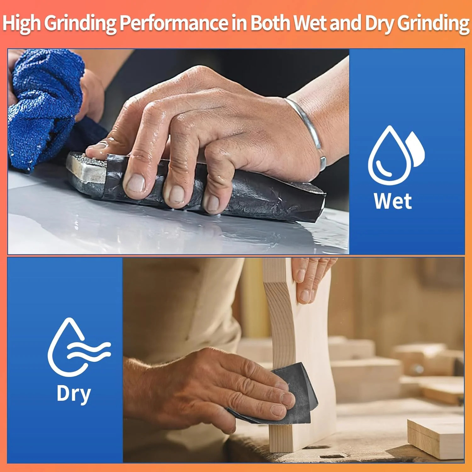 Wet Dry Sandpaper 30Pcs Ultra Fine Waterproof Sand Paper Sheets 9×3.6 Inch Inclu