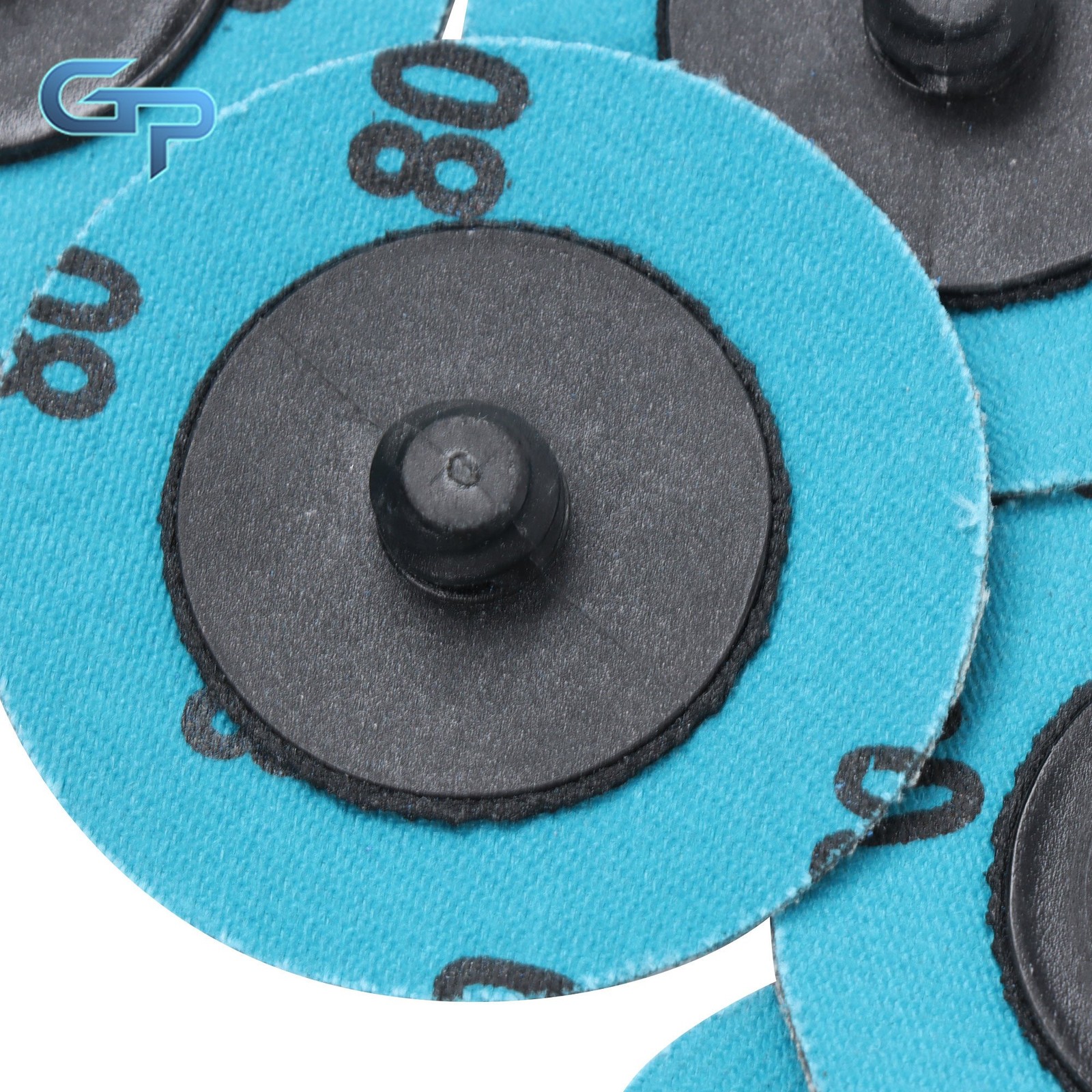 80 PCS 2 Inch 36/60/80 Grit Roll Lock Sanding Discs for Die Grinder Accessories