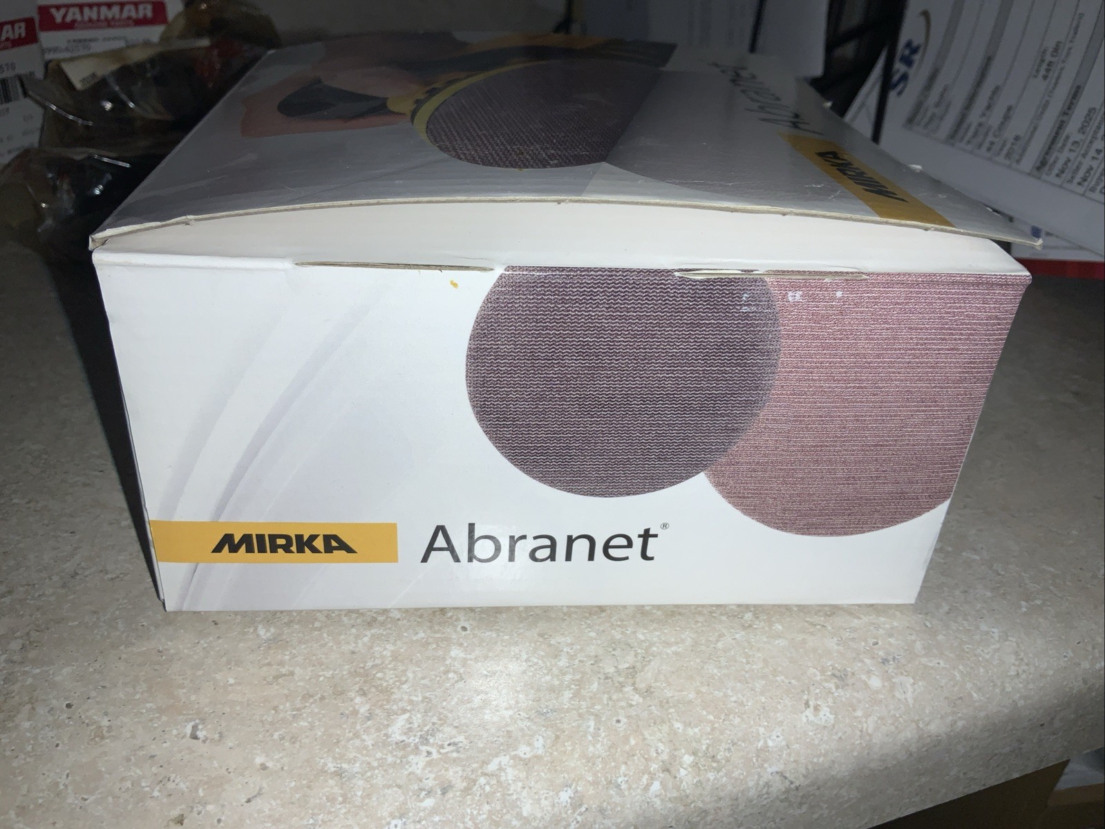 New: Mirka Abranet 600 Grit 6″ Discs 9A-241-600 – 50 Disc. – Open Box