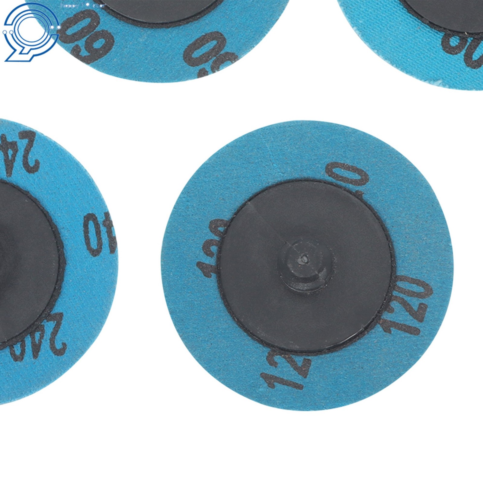 50 Pack Mixup 2 Inch Roll Lock Quick Change Discs Set 36/60/80/120/240 Grit