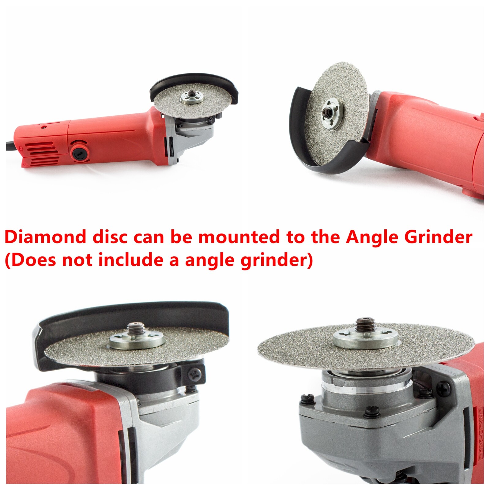 4″ in Diamond Grinding Discs Grit 80-3000 Flat Lap Disks Tools for Angle Grinder