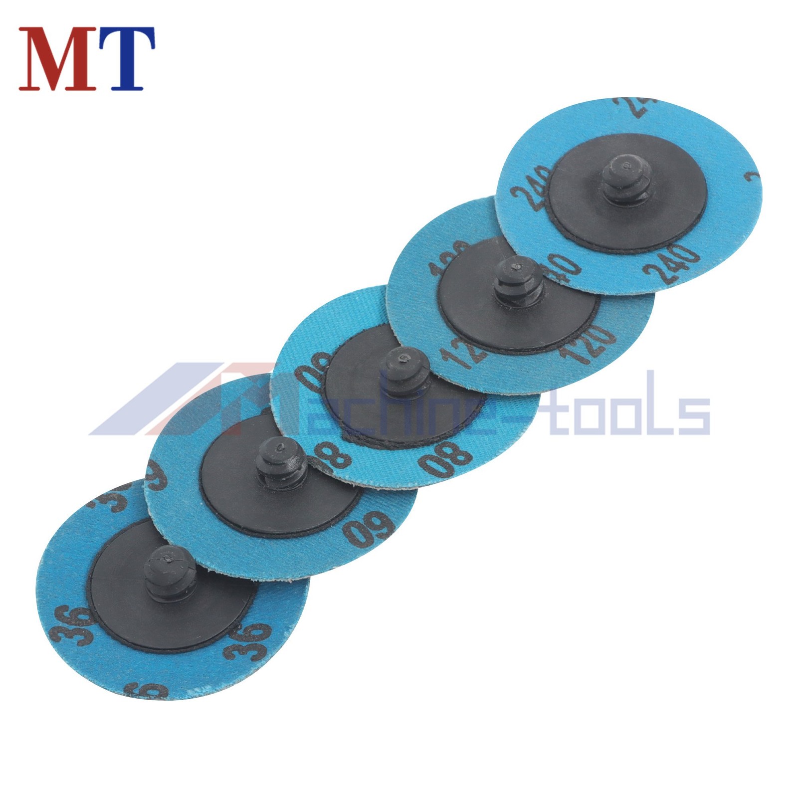 50 Pcs 2″ Grinder Sanding Grinding Discs (10 Pcs Each Of 36,60,80,120 and 240)