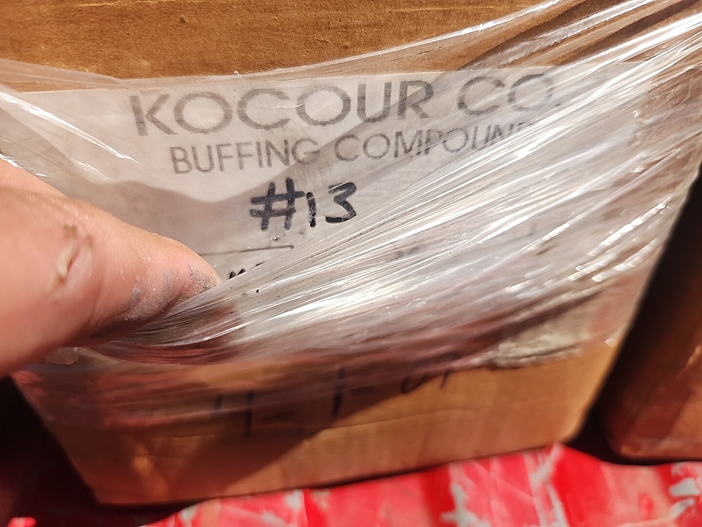 I BRICK 2# KOCOUR POLISHING BUFFING COMPOUND #13 SEE PHOTO DESCRIPTION HAVE MORE
