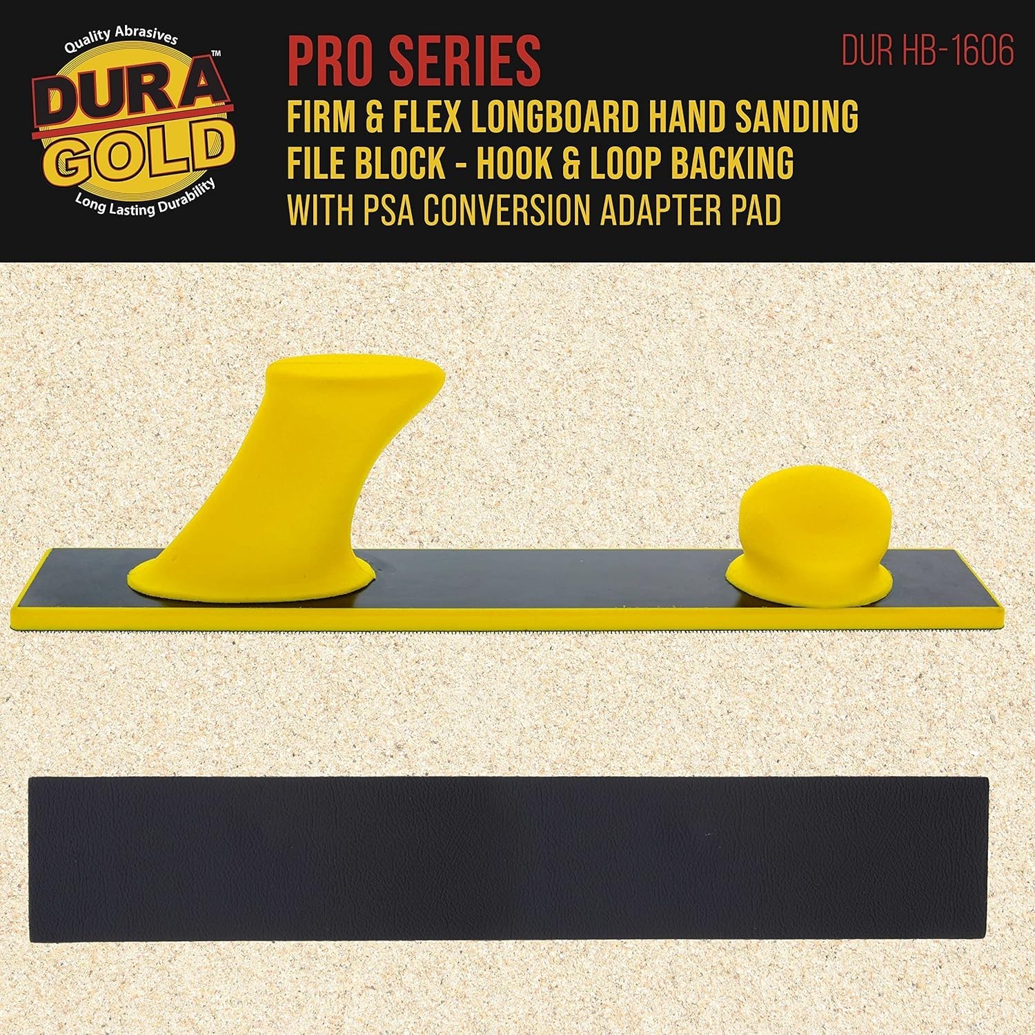 Versatile Pro Series Sanding Block – 15-1/2″ for Wood, Auto, and Metal Projects