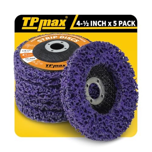4-1/2″ x 7/8″ Strip Disc 5Pk Rust & Paint Removal for Angle Grinder