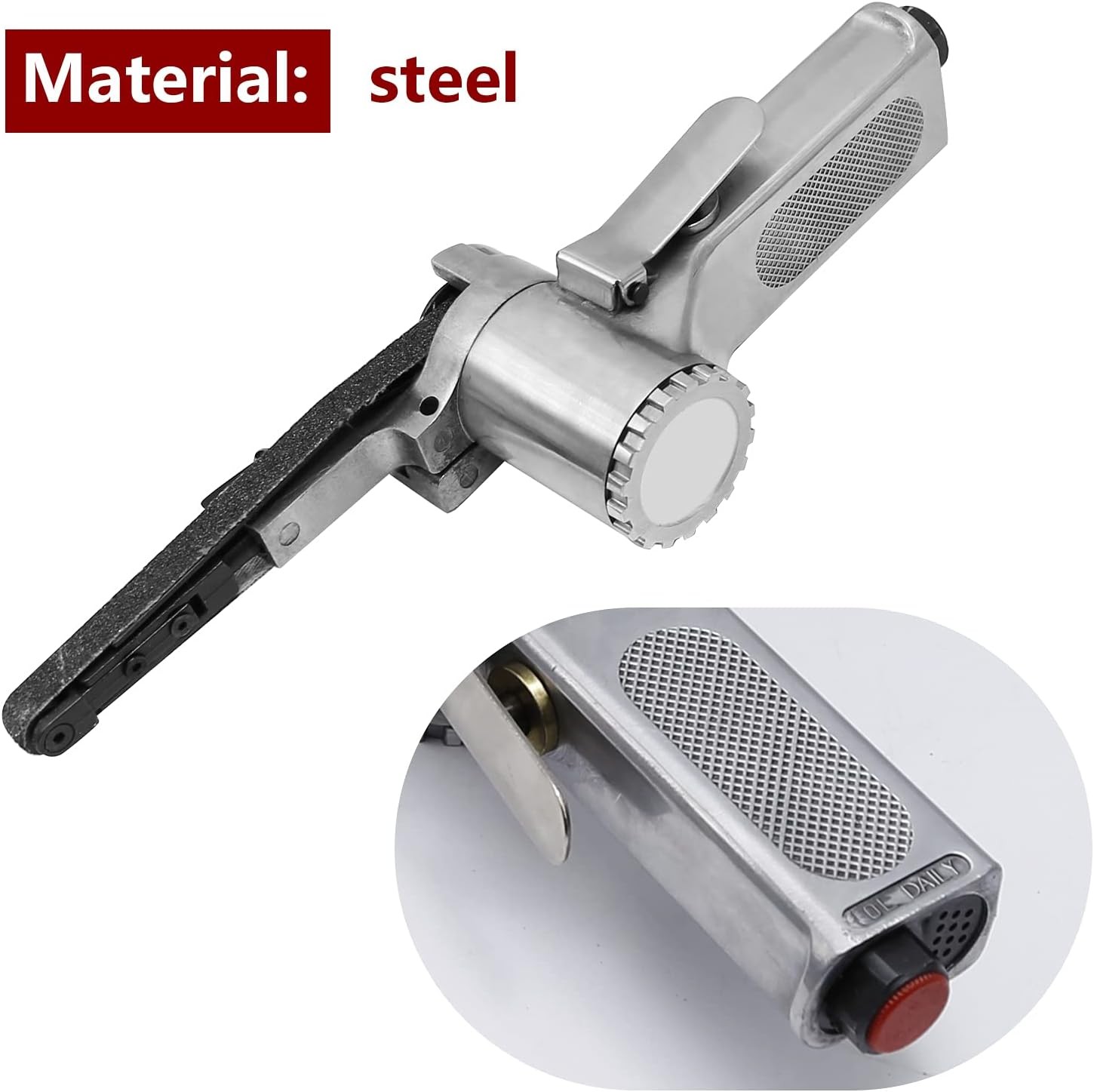 Mini Handheld Angle Grinder Industrial Pneumatic Tool Air Belt Sander…