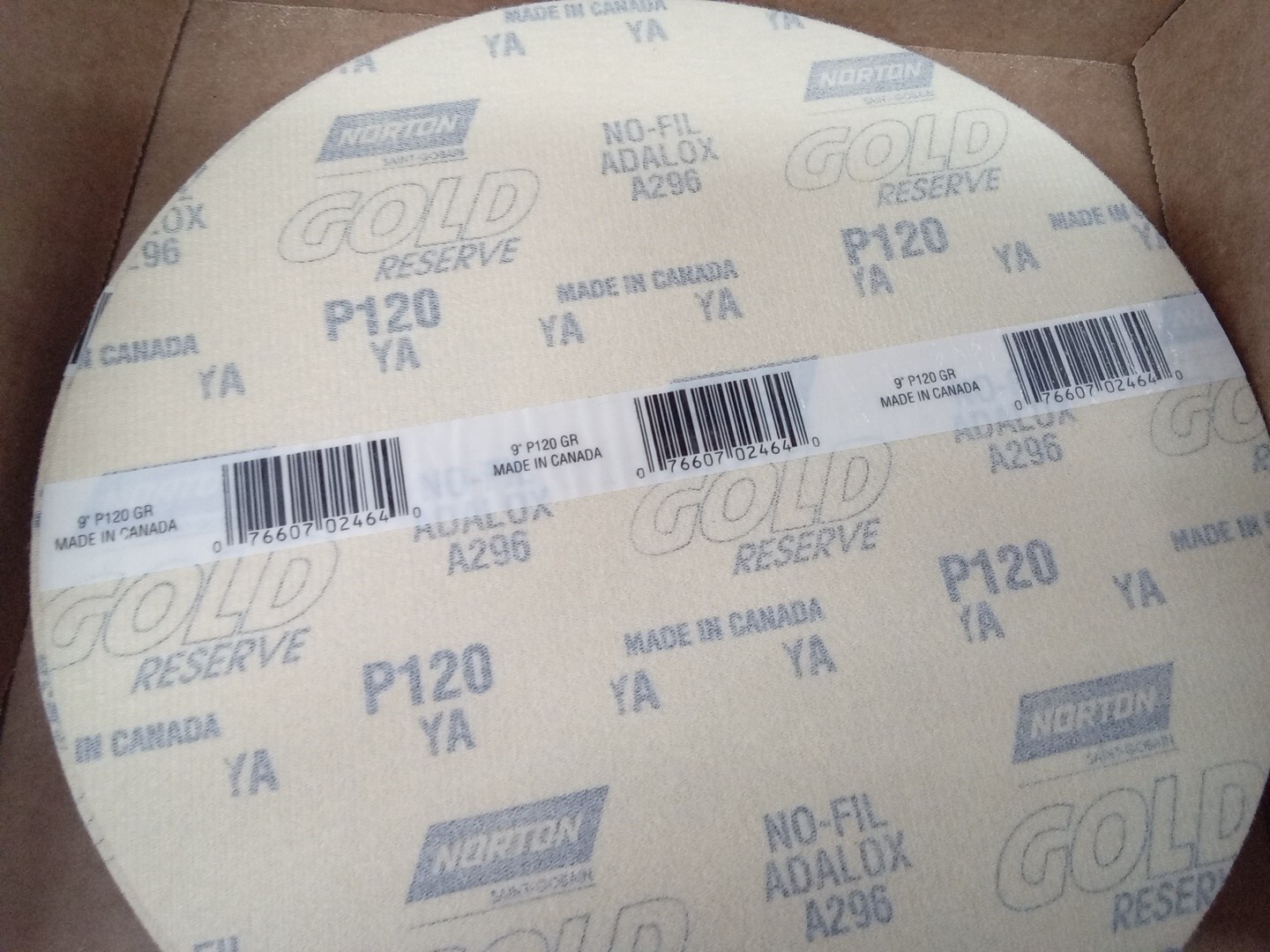 15pk Norton 076607, 02464 7800 Porte Drywall Sanding Disc P120, 9″–c235 bb yy