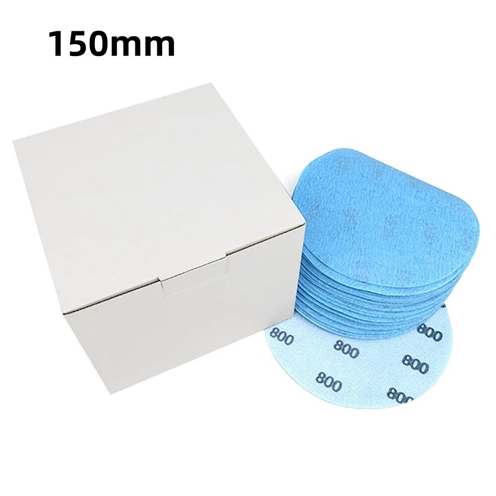 Wet and Dry Sanding Discs Round Sandpaper Film Pads 600-5000 Grit 6 Inch 150mm