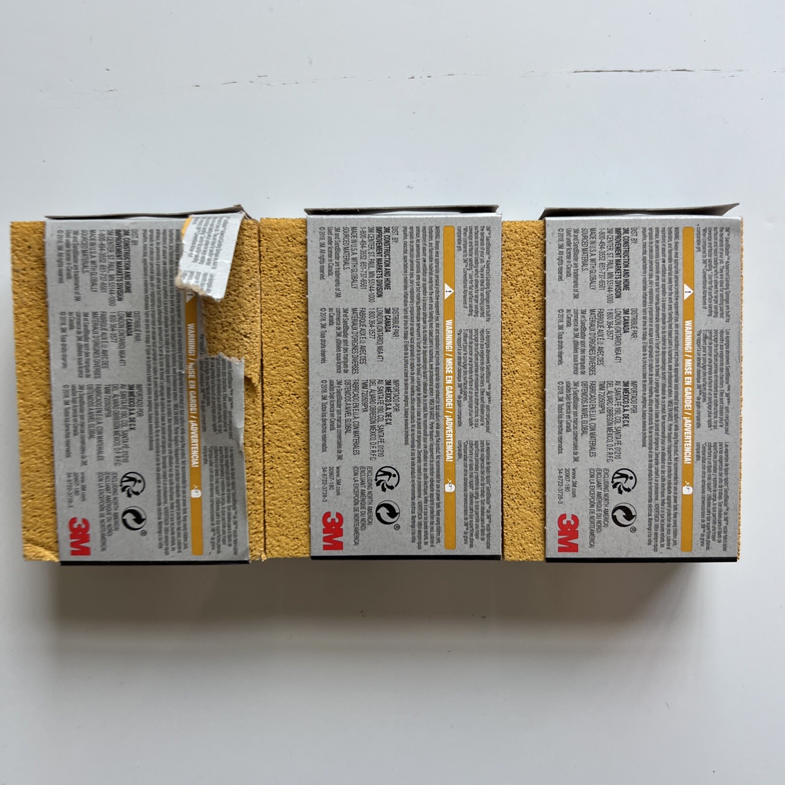 3M SandBlaster Sanding Sponge 3.75″ x 2.5″ x 1″ 20907-180