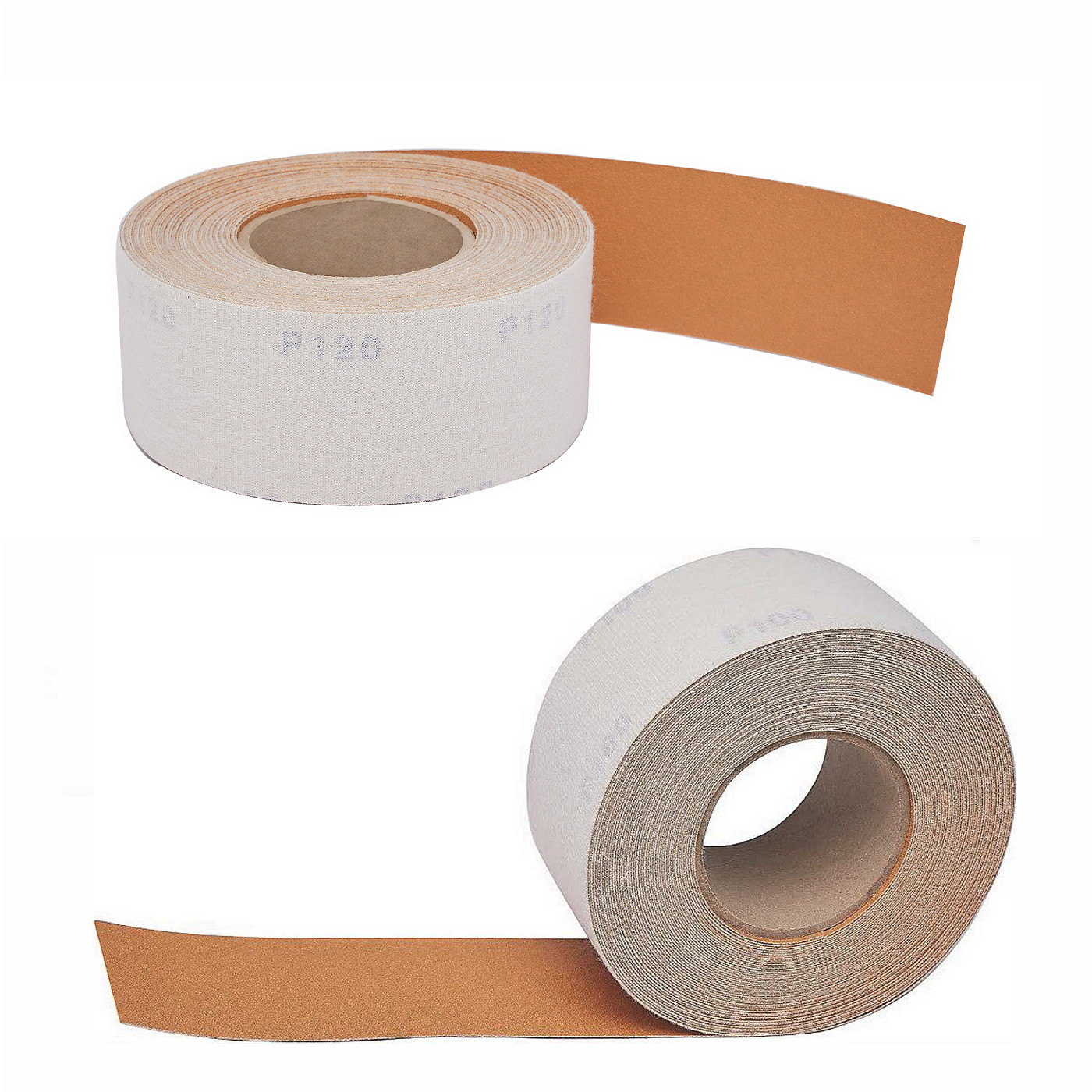 80Grit 1 PCS 2-3/4″ x 20yd Gold Ceramic Hook Loop Sandpaper roll For Woodworking
