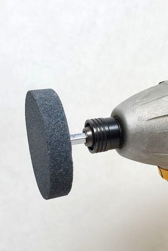 5 pc Grinding Stone Wheel 2-1/2″ Dia x 1/2″ (1/4″ Hex Shank Drill Bit Attachment