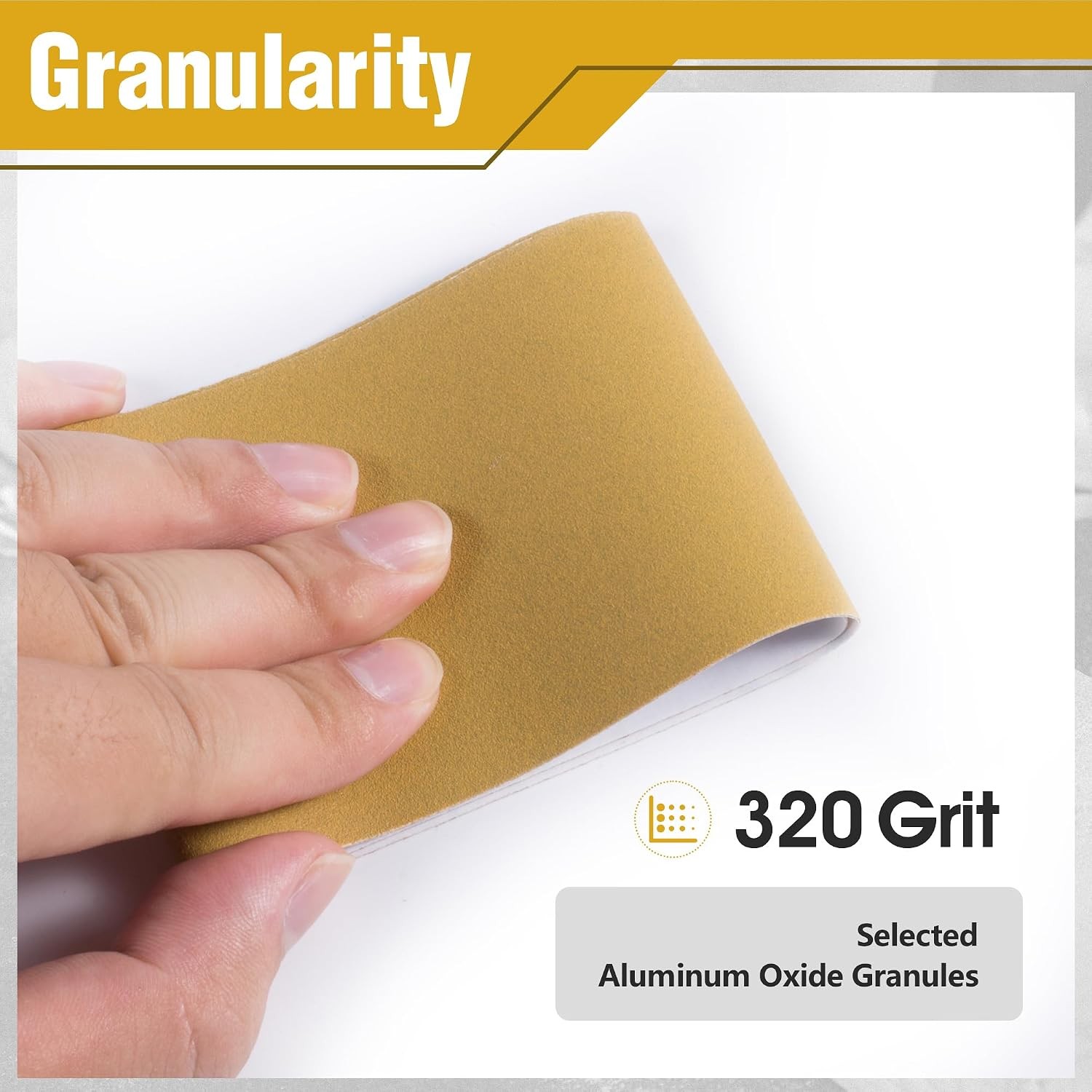 320 Grit PSA Sandpaper Roll 2.75in x 20 Yds Self Adhesive LongX