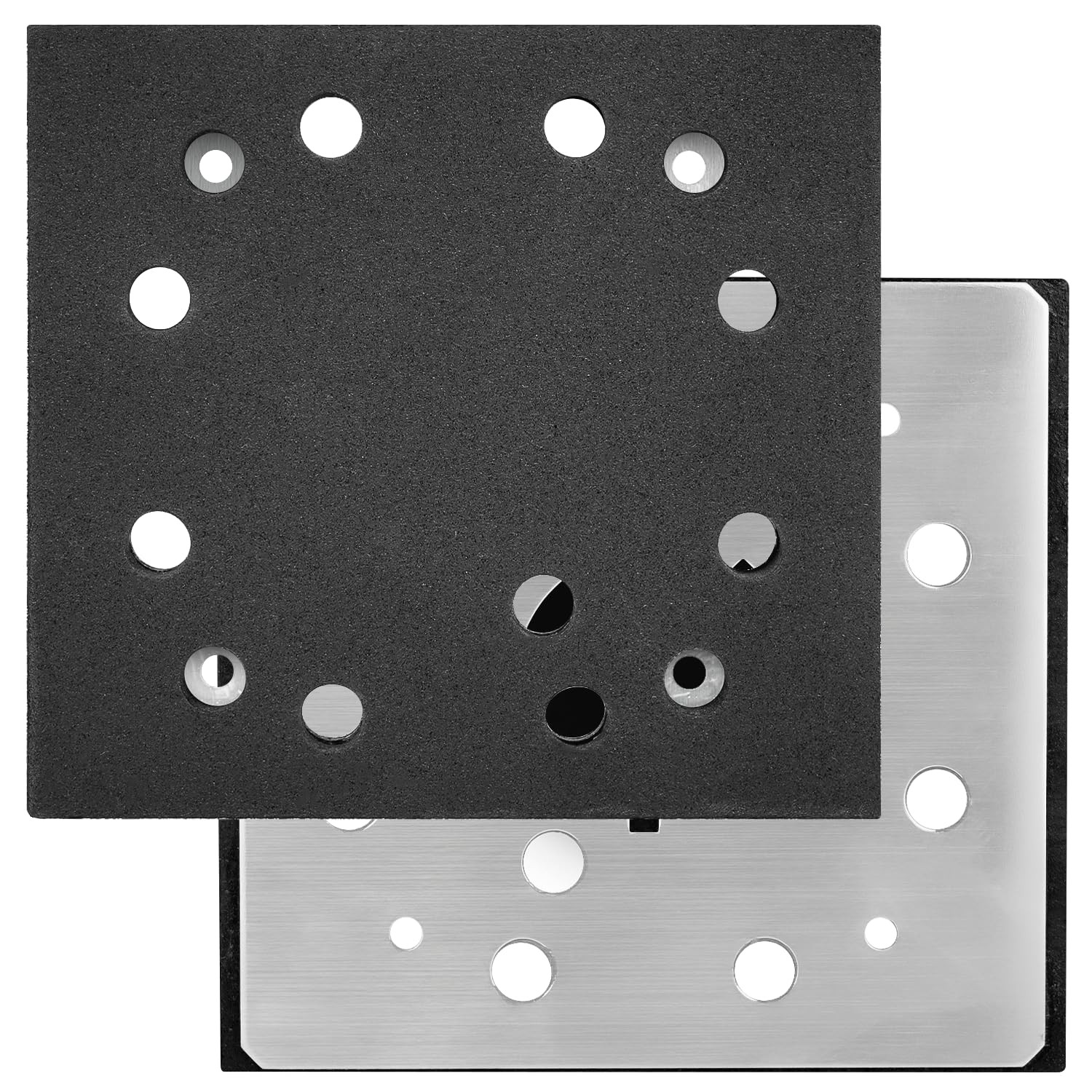 2 Pack 1/4 Sheet 8 Hole Sanding Backing Plate For Porter Cable 340 342 380