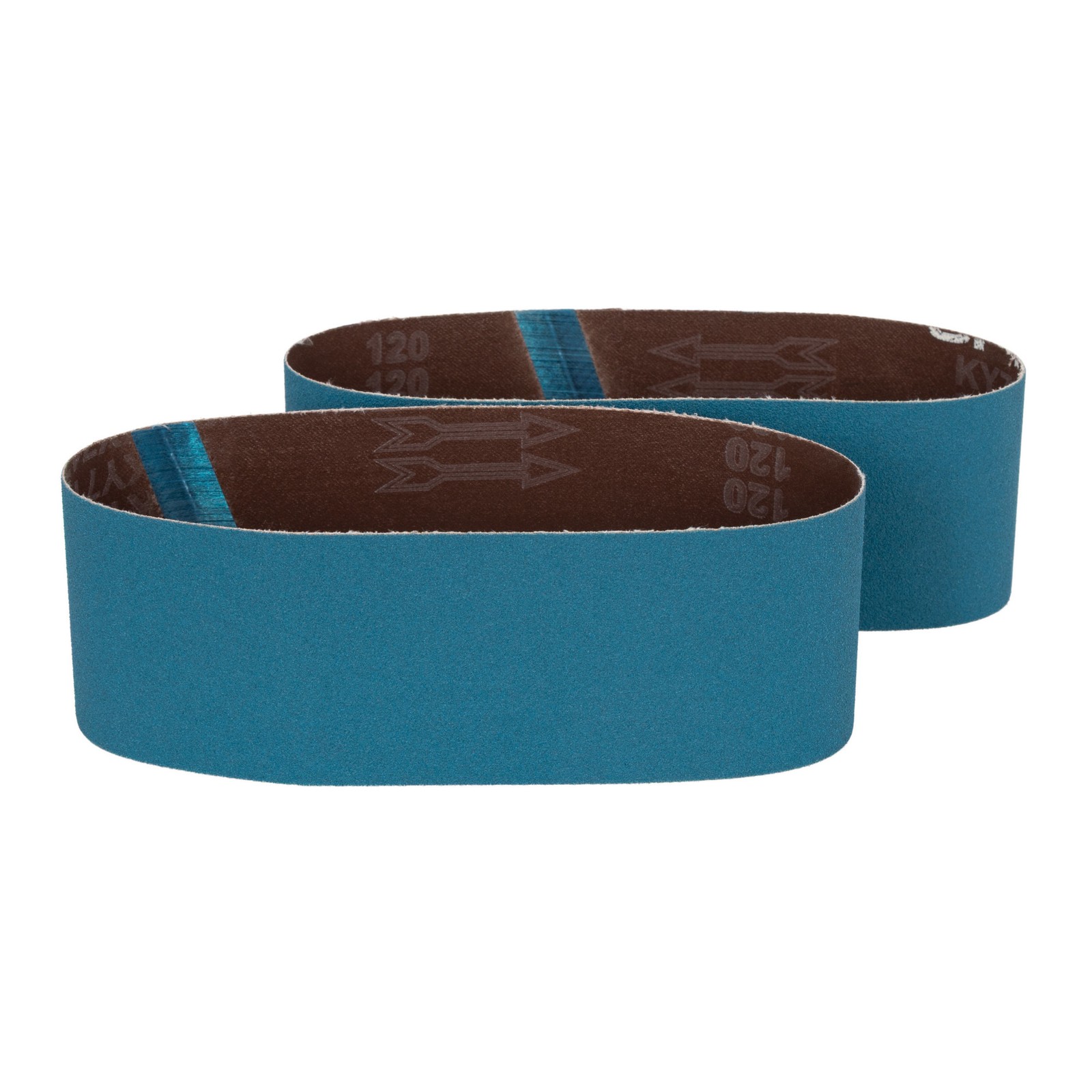 Spyder 3 in. x 21 in. 120 Grit Zirconia Tape Joint Sanding Belt (2-Pack) 500017