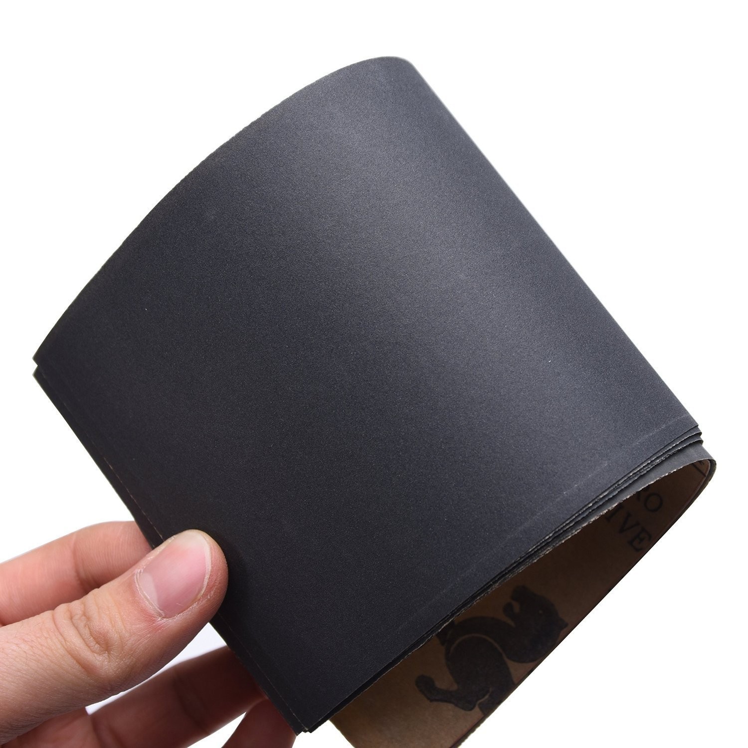 LANHU Abrasive Dry Wet Waterproof Sandpaper Sheets 9 x 3.6 Inch, Grey shades