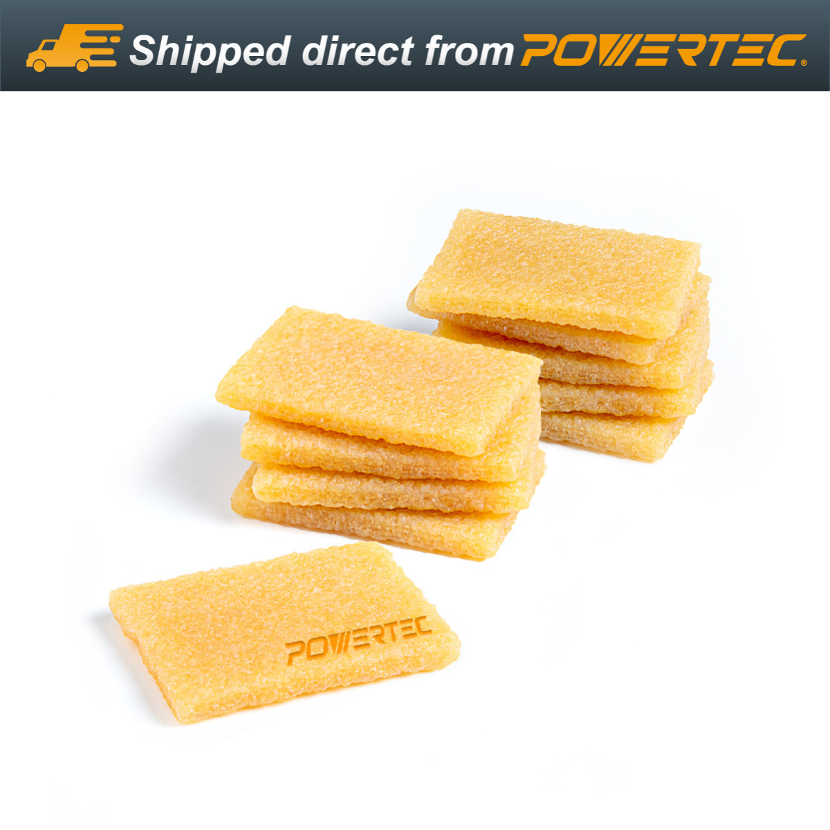 POWERTEC Abrasive Belt Cleaner for Sanding Belts, Discs & Sandpapers, 10PK