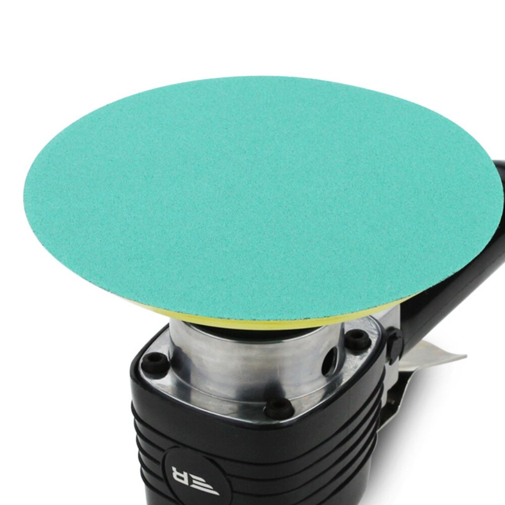 BHA 5″ Green Film Sticky Back PSA Sanding Discs, Wet/Dry DA Sandpaper – 50 Pack