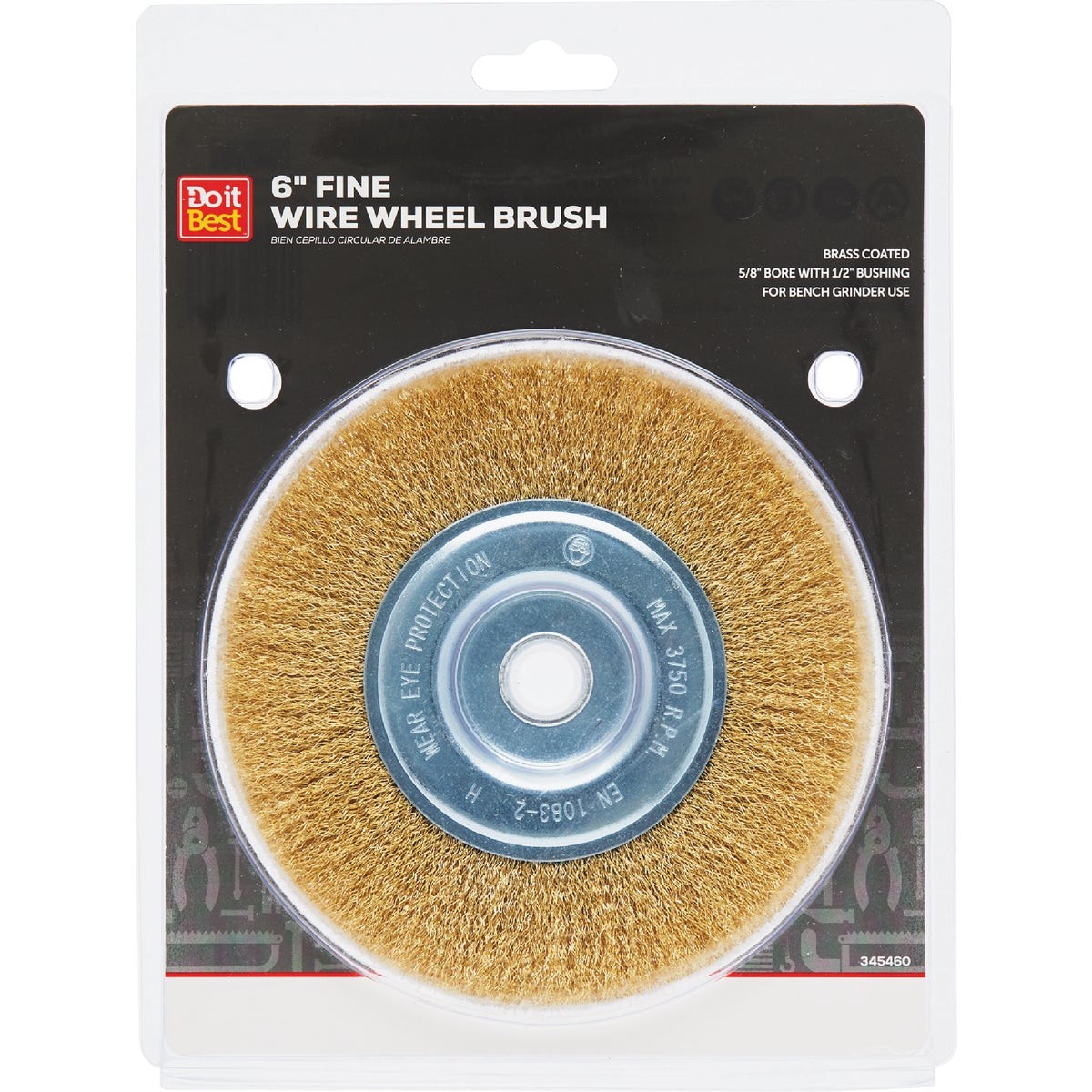 Do it Best 6 In. Fine Bench Grinder Wire Wheel 660 515-9009 SIM Supply, Inc. 660