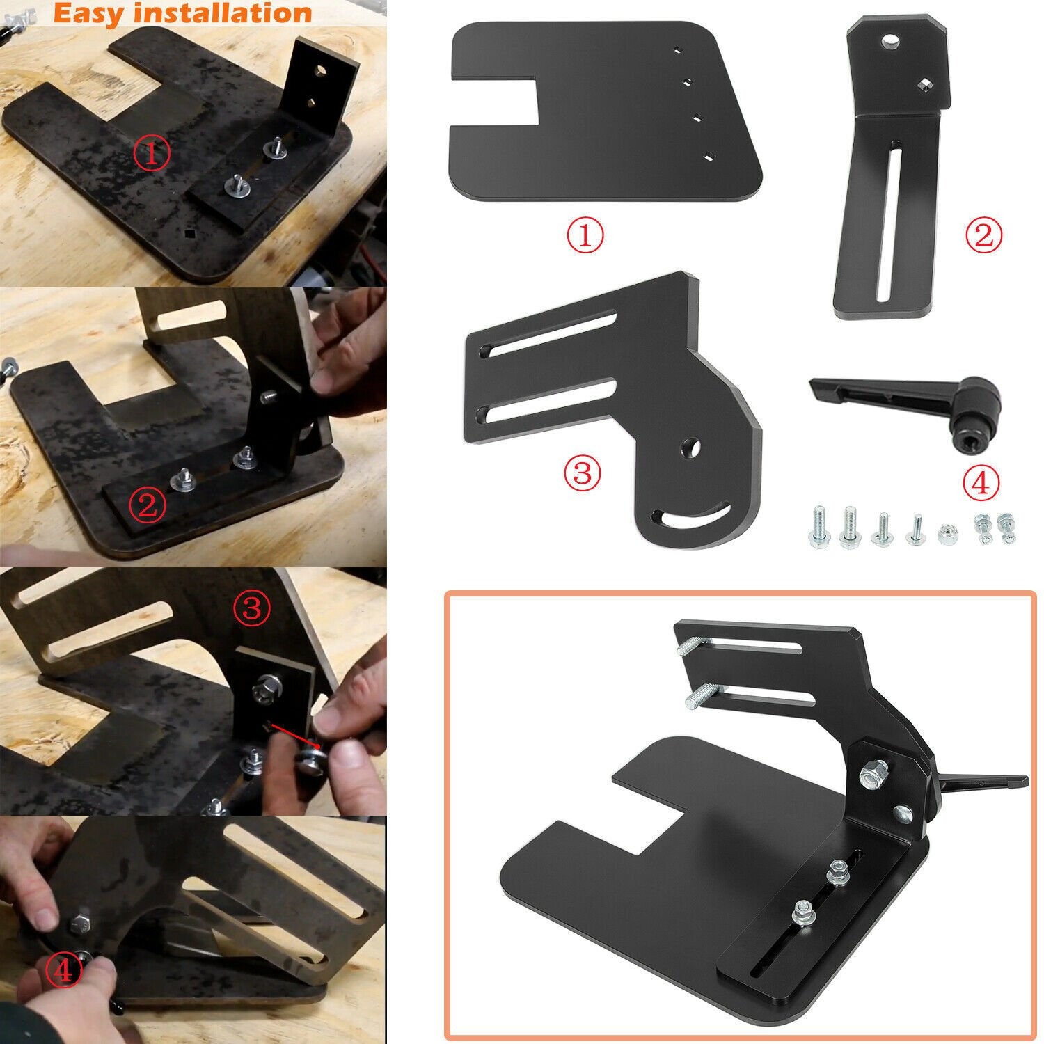 Belt Grinder Tilt Table Fits Most 2″x72″ Knife Grinders for Knife Bevels Making