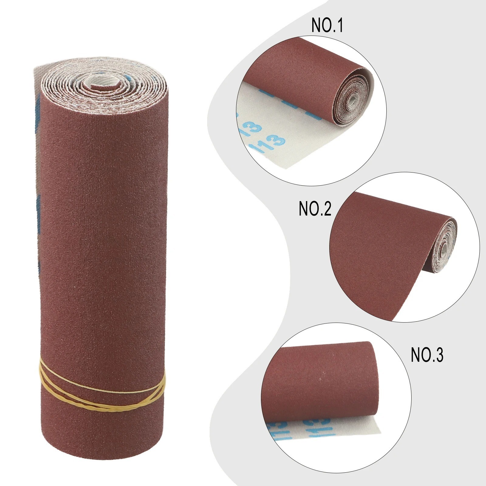 Emery Cloth Sandpaper Roll 1 x 19 Ft Sandpaper Sheets Wet Dry Sanding Paper