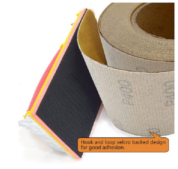 Hook&Loop Longboard Gold Sandpaper Roll 2-3/4″ X 20 Yard Aluminium Oxide P60-800