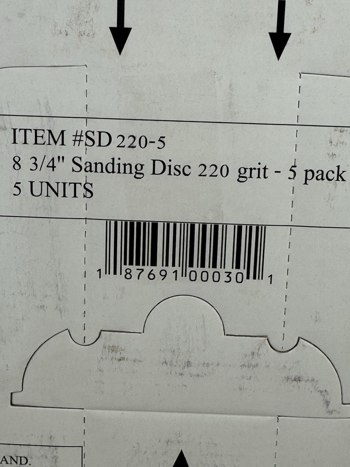 LEVEL 360 Sanding Disc 220 Grit – Case Of 5 X 5 Packs (25 Discs) – Use W/ PC7800