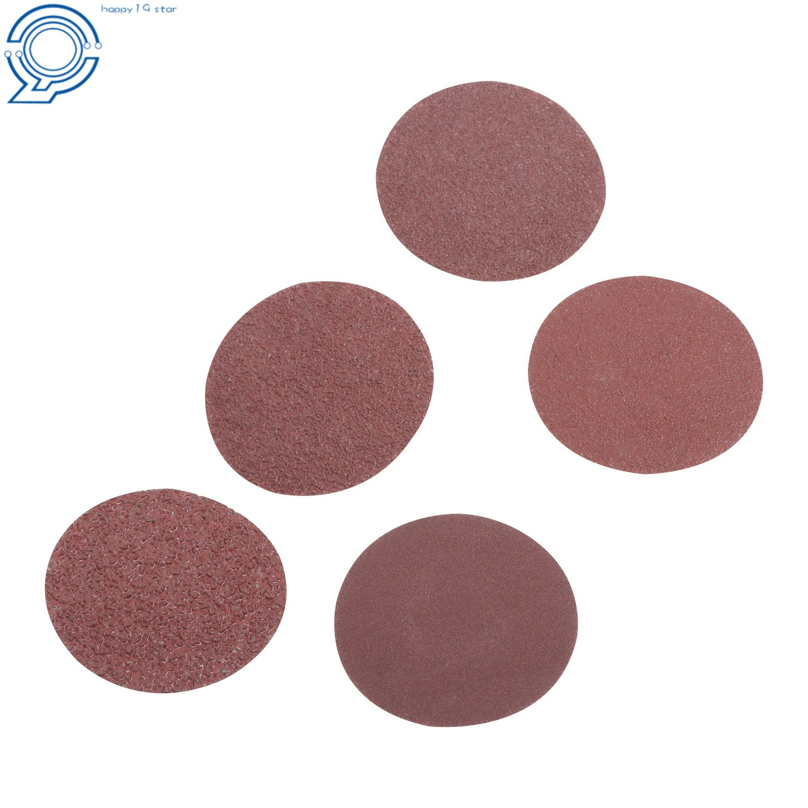 50 Pack Mixup 2 Inch Roll Lock Quick Change Discs Set 36/60/80/120/240 Grit