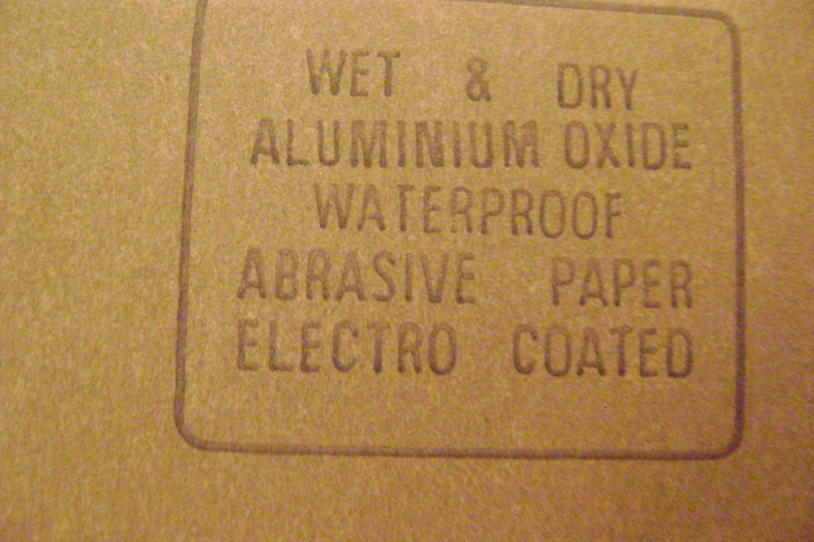 SAND PAPER 3-11/16 X 9 ,240/280 GRIT WET DRY WATERPROOF ALUMINIUM OXIDE