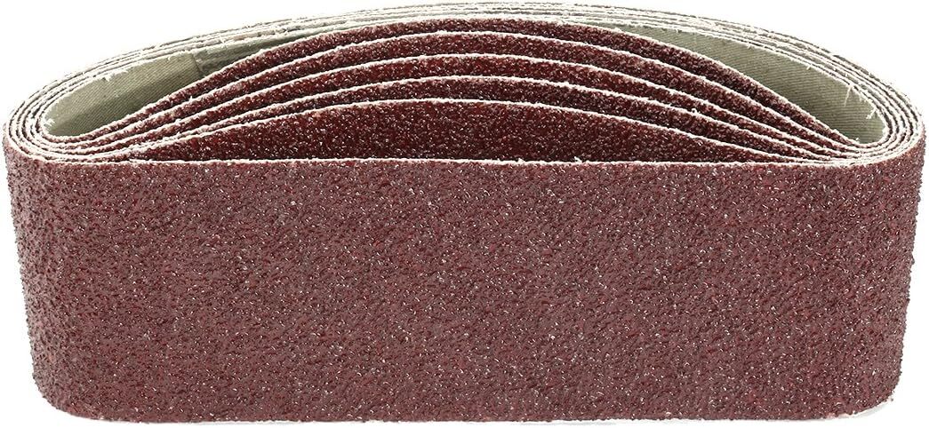 3×21 in Aluminum Oxide Belt Sander 75x533mm Sanding Belts 40-400 Grits 10 PACK