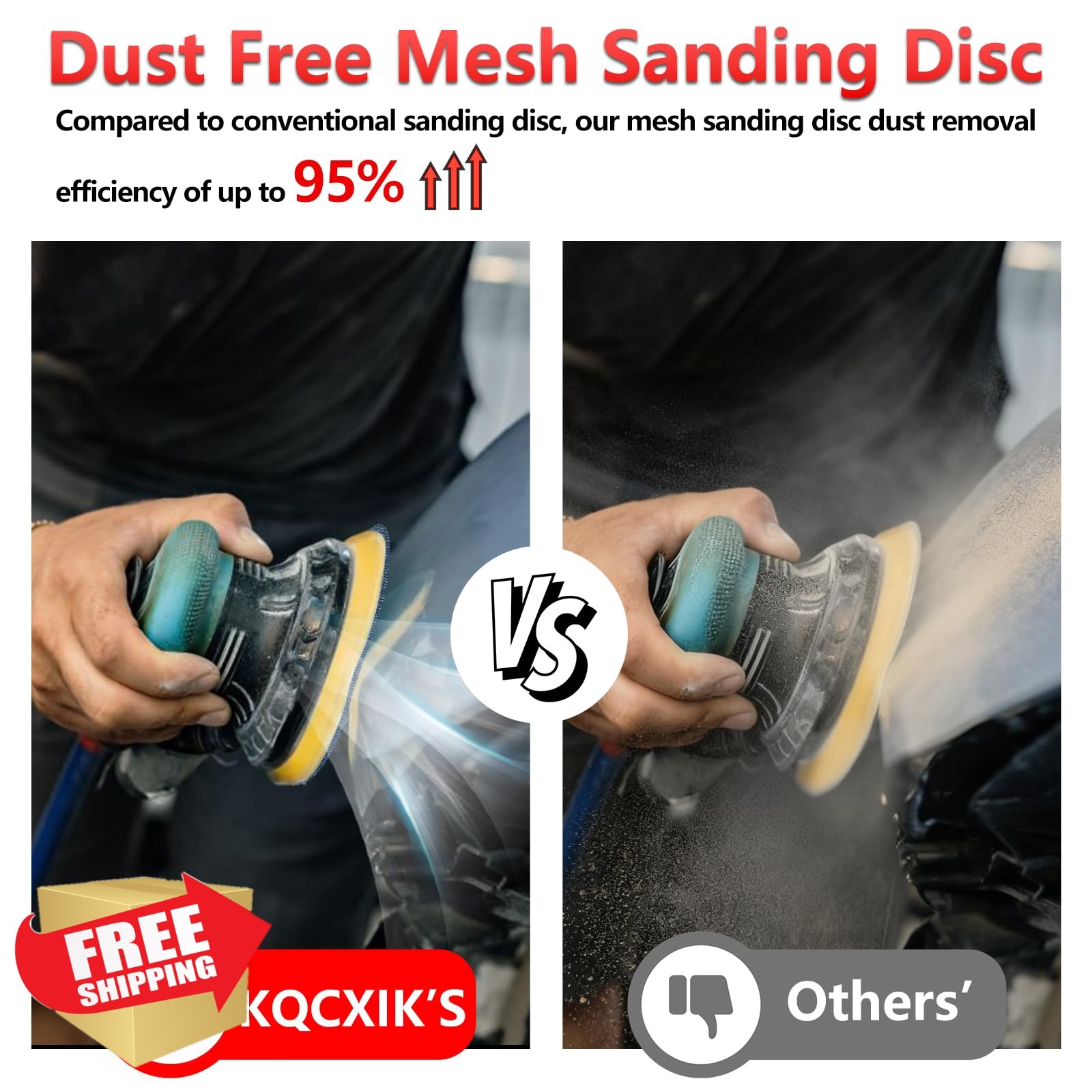KQCXIK 6 Inch 180 Grit Mesh Sanding Discs