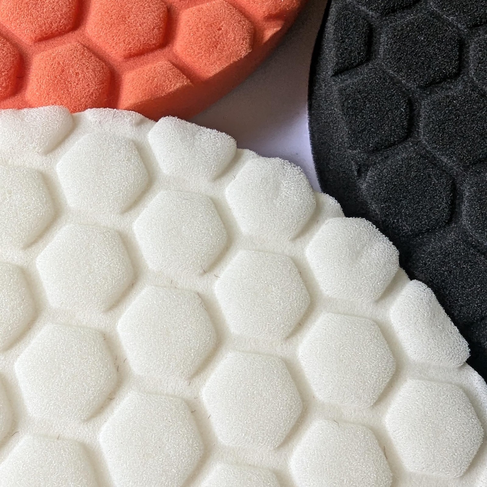 6-Inch Car Polishing Pads, 5-Piece Foam Set – Hook-and-Loop Backing, Heavy…